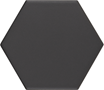 Напольная плитка (керамогранит)  Kromatika Black 11.6x10.1  - Equipe