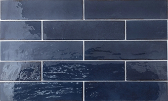 Настенная плитка (керамогранит)  Tribeca Blue Note 6х24,6 - Equipe