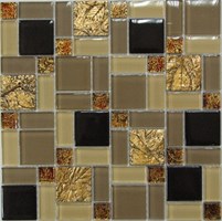 Стеклянная мозаика с камнем Liberty-3 30x30 - Bonaparte