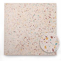 Бетонная плита Multicolor Dust 60x60 (15 мм) - Terrazzo