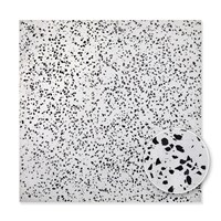 Бетонная плита Nero White Marble 60x60 (15 мм) - Terrazzo