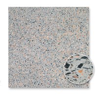 Бетонная плита White Small Bit 60x60 (15 мм) - Terrazzo