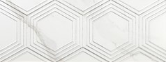 Декор Decor Hexa White Matt 25x65 (24,5x64,5 толщина 6 мм) - Azulev