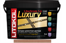 Эластичная цементная затирка Litokol Litochrom 1-6 Luxury мешок 2кг, C.140 светло- коричневый