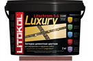 Эластичная цементная затирка Litokol Litochrom 1-6 Luxury мешок 2кг, С 500 красный кирпич