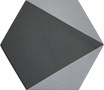 Настенная / напольная плитка (керамогр) Oslo Daga black 20x17,3 