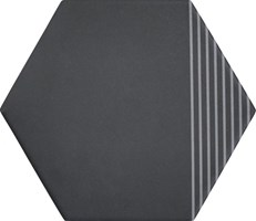 Настенная / напольная плитка (керамогр) Oslo Gebo black 20x17,3 