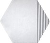 Настенная / напольная плитка (керамогр) Oslo Gebo white 20x17,3 