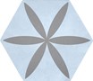Настенная / напольная плитка (керамогр) Oslo Raido blue 20x17,3 