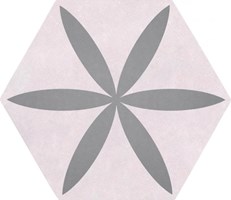 Настенная / напольная плитка (керамогр) Oslo Raido pink 20x17,3 
