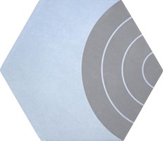 Настенная / напольная плитка (керамогранит) Oslo Ansu blue 20x17,3 - Heralgi
