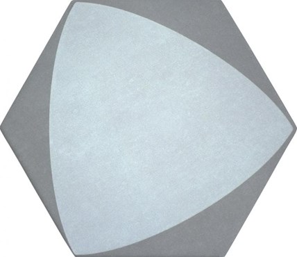 Настенная / напольная плитка (керамогранит) Oslo Ingu aqua 20x17,3