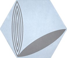 Настенная / напольная плитка (керамогранит) Oslo Jera blue 20x17,3 - Heralgi