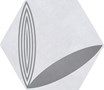 Настенная / напольная плитка (керамогранит) Oslo Jera white 20x17,3 - Heralgi
