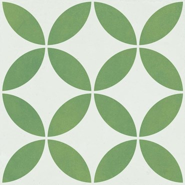 Напольная плитка (керамогранит) Mayari Green Petals Lt 22,3x22,3 - Peronda