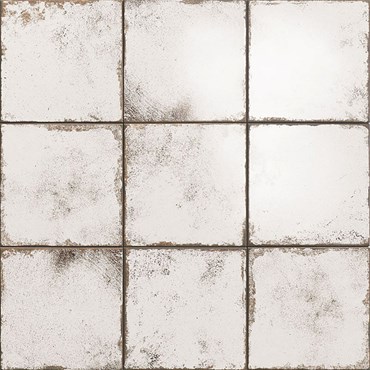Напольная плитка (керамогранит) Metallici white 20x20 - Mainzu