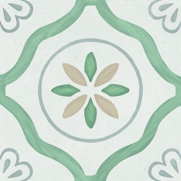 Напольная плитка (керамогранит) Sirocco Green Petals 22,3x22,3 - Harmony