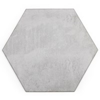 Напольная шестигранная плитка (керамогр) Concrex White 32x37 - Ceranosa - Goldencer