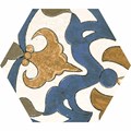 Напольная шестигранная плитка (керамогр) D. Delft Colours 32x37 (8 рисунков) - Ceranosa-Goldencer