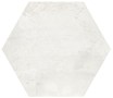 Напольная шестигранная плитка (керамогр) Madelaine White 17,5x17,5 - Cifre Ceramica