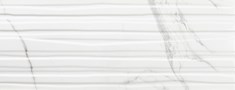Настенная плитка Calacatta Branches White Matt Slimrect 25x65 - Azulev