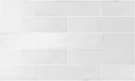 Настенная плитка (керамогранит)  Tribeca Gypsum White  6х24,6 - Equipe