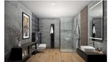 Настенная плитка Mos Lucia Negro 30x90 - Emigres