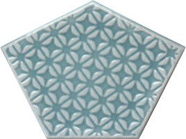 Настенная плитка Shapes Dec 1 3D Ice blue 11,2x15 - Heralgi (HRG)