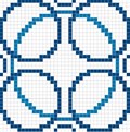 Стеклянная мозаика Circulos 31,6x31,6 (панно 95x95 см) - Mosavit