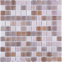 Стеклянная мозаика Combi-7-A (BR-6001-A+BR-6003-A) 31,6x31,6 - Mosavit