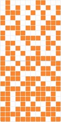 Стеклянная мозаика Degradado Bicolor Naranja 31,6x31,6 - Mosavit