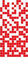 Стеклянная мозаика Degradado Bicolor Rojo 31,6x31,6 - Mosavit