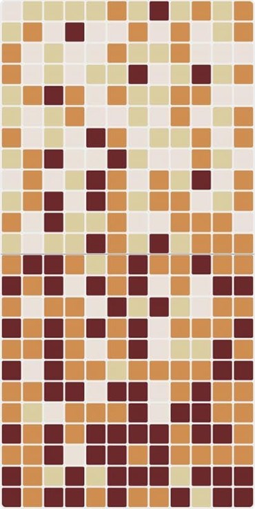 Стеклянная мозаика Degradado Marron 31,6x31,6 - Mosavit