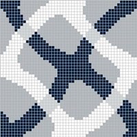 Стеклянная мозаика Delta gris 31,6x31,6 (панно 127x127 см) - Mosavit