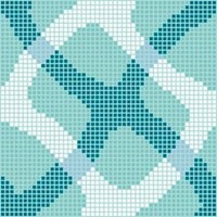 Стеклянная мозаика Delta verde 31,6x31,6 (панно 127x127 см) - Mosavit