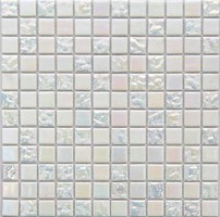 Стеклянная мозаика Drops Blanco 50% 31,6x31,6 - Mosavit