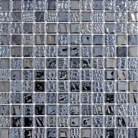 Стеклянная мозаика Pelle Grafito 50% 31,6x31,6 - Mosavit