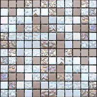 Стеклянная мозаика Trendy Beige 31,6x31,6 - Mosavit