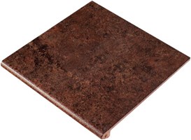 Ступень фронтальная Peldano Fiorentino Metalica Cherry 33x33  (толщина 12 мм) - Exagres